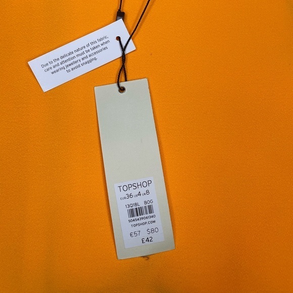 Topshop Puff Sleeves Top - Picture 8 of 9